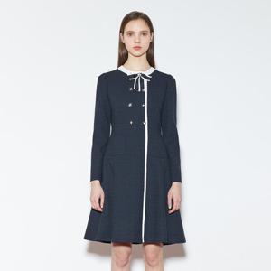 [TAG 359000원][케네스레이디]리본 더블버튼 원피스 EWOPOA0100