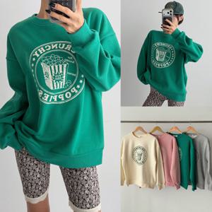 나야홍 / 위쉬몰 MC 크런치팝콘기모맨투맨(V965H601) 빅사이즈