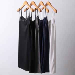 나야홍 / 빅사이즈티 I617L601 스판빅사이즈끈롱나시 WW