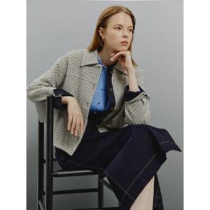 [아이잗컬렉션(피)]클래식 믹스 텍스처 가디건 CRAA1CD111