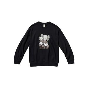 Uniqlo유니클로 UT x 카우스 롱슬리브 스웨트셔츠 블랙   KR 467773-09