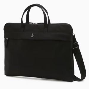 [헤지스ACC][남여공용] 블랙 나일론 서류가방 L HJBA6E736BK