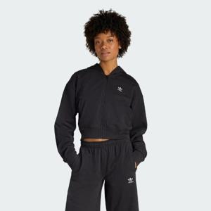 아디다스 오리지널 에센셜 프렌치 테리 크롭 지퍼 후디 KE3215