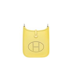 [엘러브] 새상품 에르메스 미니에블린TPM 라임 은장 B각인 6HB0010