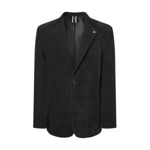 [헤지스]헤지스 차콜그레이 포켓배색 면혼방 자켓 WHJA4D409CG