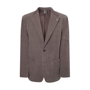 [헤지스]헤지스 베이지 포켓배색 면혼방 자켓 WHJA4D409I2