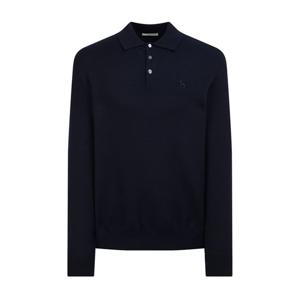 [헤지스]헤지스 네이비 짜임 울 카라니트 WHSW4D551N2