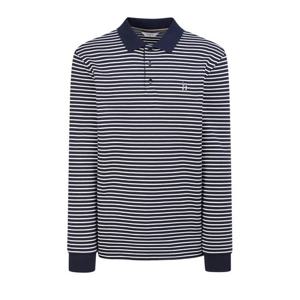 [헤지스]헤지스 네이비 스트라이프 면 긴팔카라티셔츠 WHTS4D303