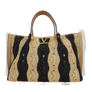 발렌티노 래피아 웨이브 스터드 브이로고 토트백 8W2B0T01 BWRC