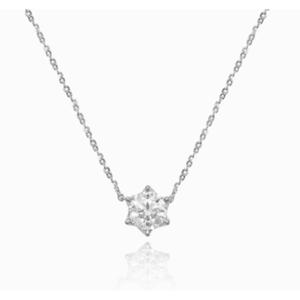 [로이드] 베이직 볼륨 모이사나이트 목걸이 LLNS24101T