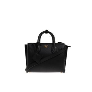 26SS Mcm 레더 핸드 백 with 로고 MWTGSMA020BK TP570157551