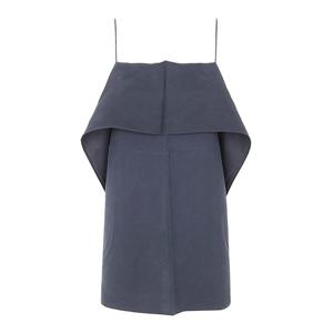 [TOTEME] 라프리마 여성 탑 탱크 드레이프 실크 cami 2325049231445 Blue /8