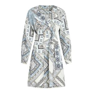 [ETRO] 라프리마 여성 니 Length 프린트 미디 원피스 123134599250 화이트 /8