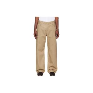 쟈크뮈스 청바지 베이지 더 스트레이트 드 님 데님 진 261553M186003