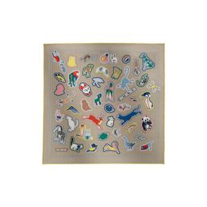 에르메스 캐랙터리스틱 디테일 스카프 45 마스티크 죤 비프 멀티꼴로르 H894219S05