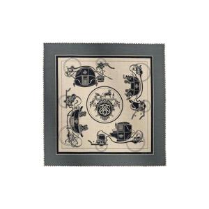 에르메스 엑스 리브리 스카프 45 그리 블뢰테 나뛰렐 블루 마린 H741063S04