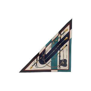 에르메스 클릭 클락 트라이앵글 스카프 카방 나뛰렐 페트롤 H361662S05