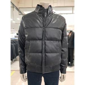 바쏘옴므 세이브존05 블랙밍크퍼구스비건레더블루종점퍼 WSY4UA63ABK5