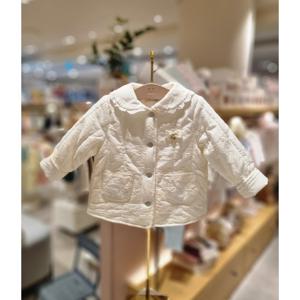 (밍크뮤10) 26봄 신상 HK(IV)퓨어플라워우븐패딩자켓 (3611511303)