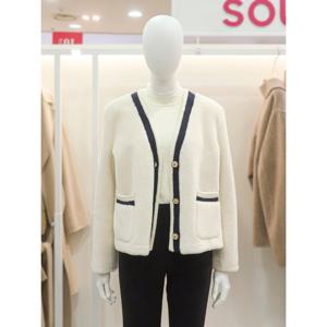 [숲]브이넥 배색 가디건 자켓(SBXGD23)