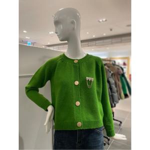 르니앤맥코이 하트브로치 라운드 넥 가디건 (MN02CD009FJZ)