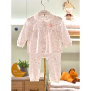 압소바 HK(26년봄신상)꽃 토끼 뱀부내의(아기내의) (1A1A10309)