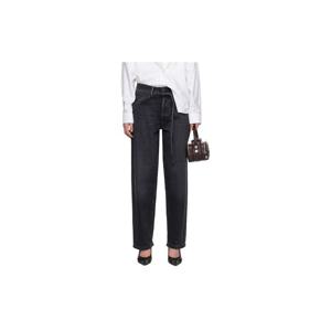 25 FW 아크네 여성 블랙 1991 루즈 핏 데님 진 261129F069009