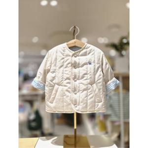 블루독베이비 10 26SS 신상(CR) 리버시블 체크 패딩점퍼 (4611411001)