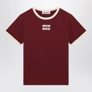 미우미우 탑 MJNA17OOO1841 Red