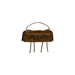 아크네 토트백 브라운 멀티포켓 핸드백 261129F046014