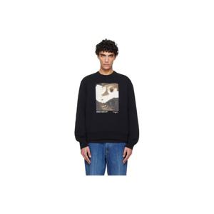 지방시 스웨트셔츠 블랙 레귤러 핏 스웨트셔츠 261278M204006