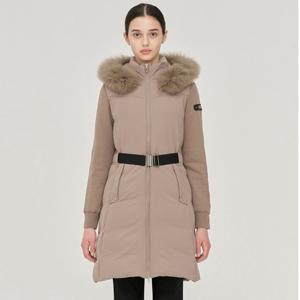 [링스골프]여성 니트소매 롱구스다운 L21E3JA273-BP