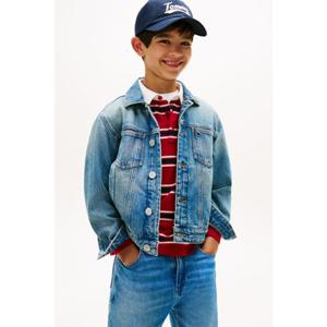 [타미힐피거칠드런2] 플래그 빈티지 데님 트러커 재킷 (T42G0QJC010BT1) 8세 16세