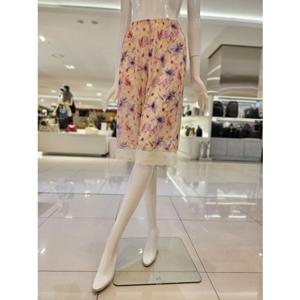 [와코루] 폴리스판소재 화사한 꽃나염 여성 롱속바지 [WDW3103L]