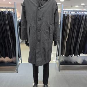 [레노마 옴므]S/S 간절기 블랙 세미오버핏 트렌치 코트 PIMBH05_