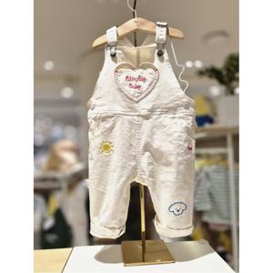 블루독베이비 10 26SS 신상(CR) 패치워크 하트 점프수트 (4611442003)