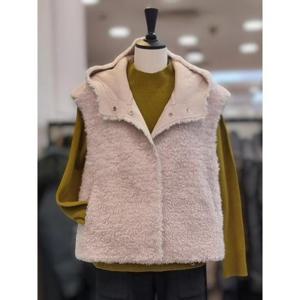 안지크 세이브존02 후드넥 양모 박스 조끼 AJ4FV692