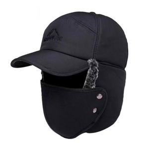 캡겨울벙거지 남자겨울군밤 남성 털 니트 귀달이 등산