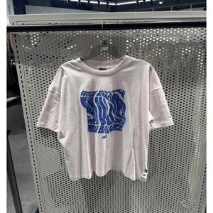 뉴발란스 W 웨이브 그래픽 반팔티 BB NBNEGCVO22 26