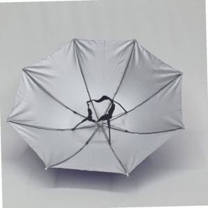 모자양산 머리에 쓰는 우산모자 소형 블루