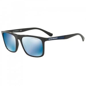 엠포리오 아르마니 다크 블루 미러 스퀘어 남성용 선글라스 EA4097 501755 56
