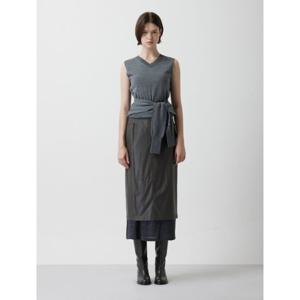 [쥬크]슬리브리스 스트랩 니트탑 Z254KSK023