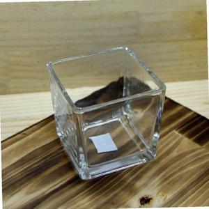 인테리어 유리화병 베이직사각 8x8cm