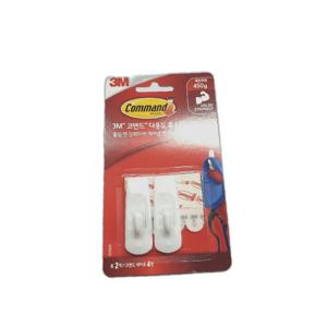 3M 코맨드 다용도훅 소17002 소품걸이 부착후크 벽면