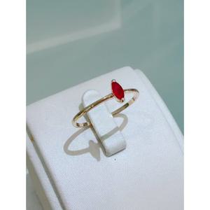 미니골드 14k [미니젬스] 스프라우트 루비 반지 MRM14280