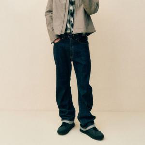 [플랙진]남성 스티즈 M31 스트레이트 생지 데님 팬츠 (PJTI5SZM312)