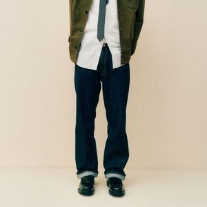 [플랙진]남성 스티즈 M30 스트레이트 셀비지 생지 데님 팬츠 (PJTI5SZM302)