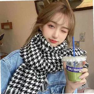 하운드 체크 베이직 스카프 목도리 ELS-033