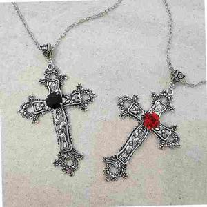 엔틱 십자가 목걸이
