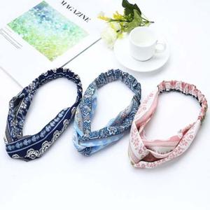 여성 여름패션 데일리 반다나 헤어밴드 머리띠